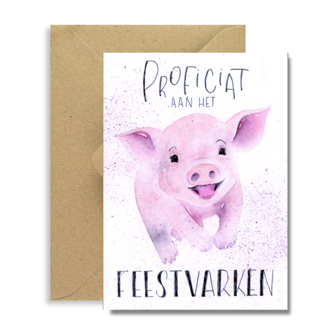 Proficiat aan het feestvarken
