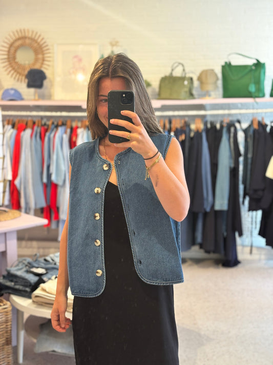 Demin gilet